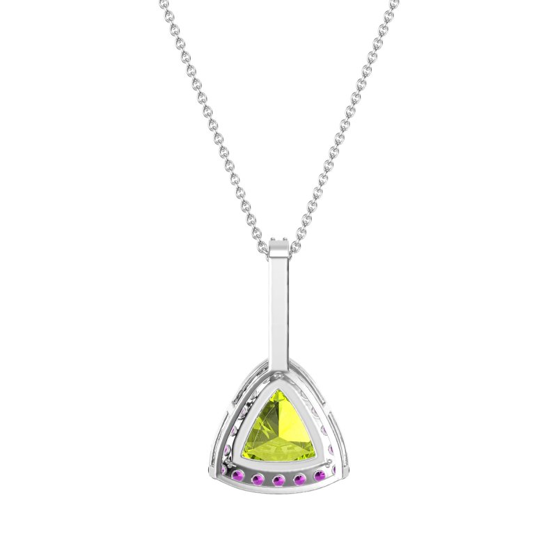 Triangle Halo Necklace