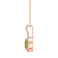 Triangle Halo Necklace