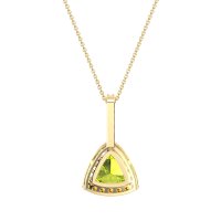 Triangle Halo Necklace