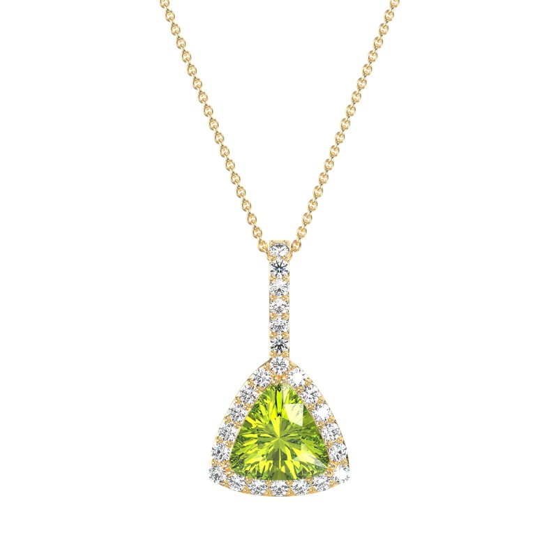Triangle Halo Necklace