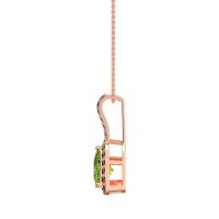 Triangle Halo Necklace