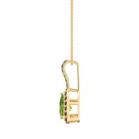 Triangle Halo Necklace