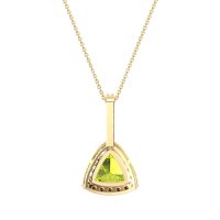 Triangle Halo Necklace