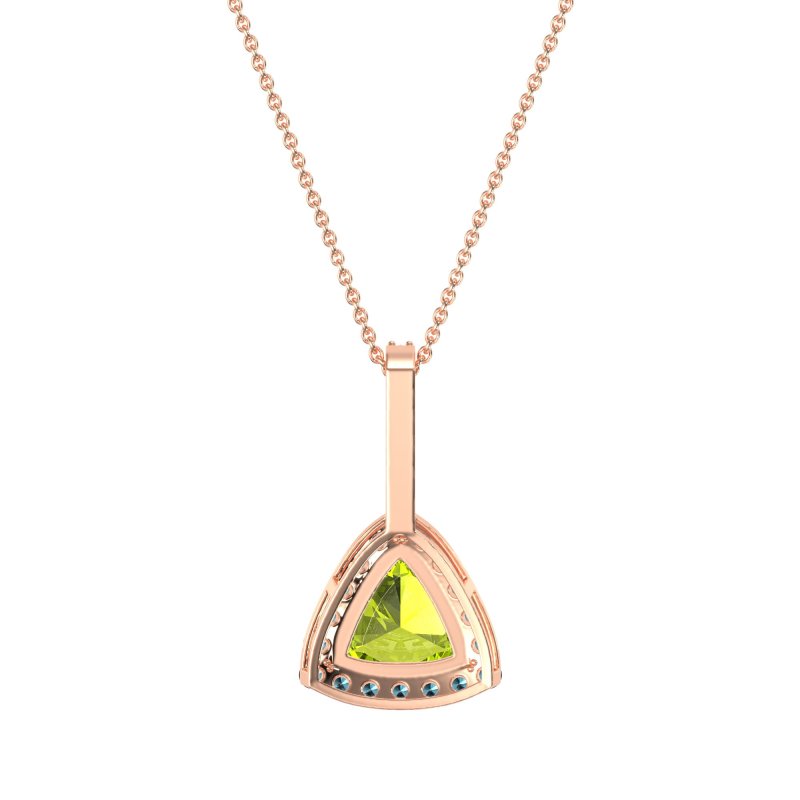 Triangle Halo Necklace
