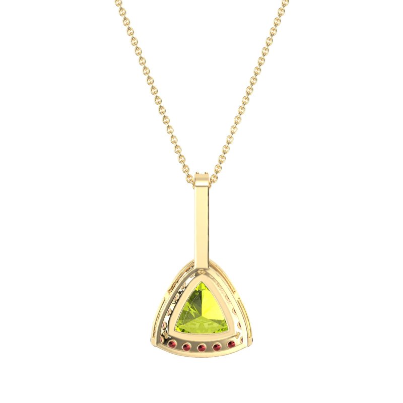 Triangle Halo Necklace