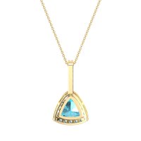 Triangle Halo Necklace
