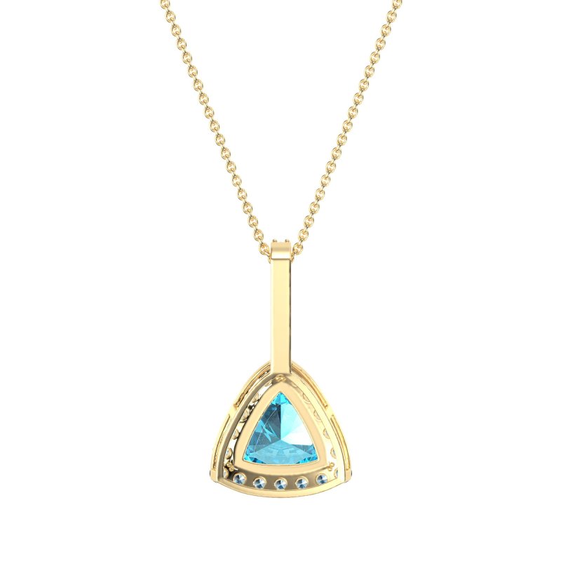 Triangle Halo Necklace