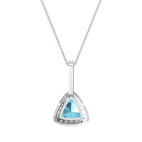 Triangle Halo Necklace