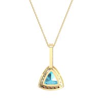 Triangle Halo Necklace