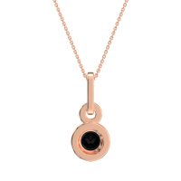 Double Halo Round Classic Necklace