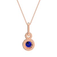 Double Halo Round Classic Necklace