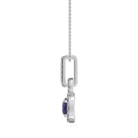 Double Halo Round Classic Necklace
