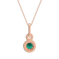 Double Halo Round Classic Necklace