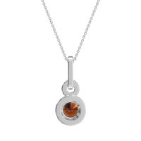 Double Halo Round Classic Necklace