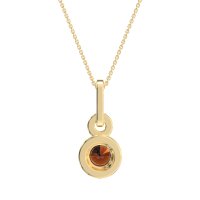 Double Halo Round Classic Necklace
