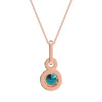 Double Halo Round Classic Necklace