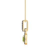 Double Halo Round Classic Necklace