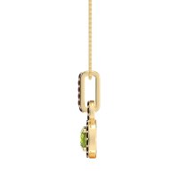Double Halo Round Classic Necklace