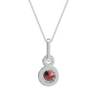 Double Halo Round Classic Necklace