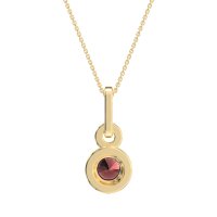 Double Halo Round Classic Necklace