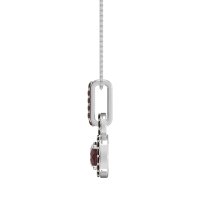 Double Halo Round Classic Necklace