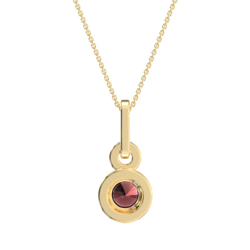 Double Halo Round Classic Necklace