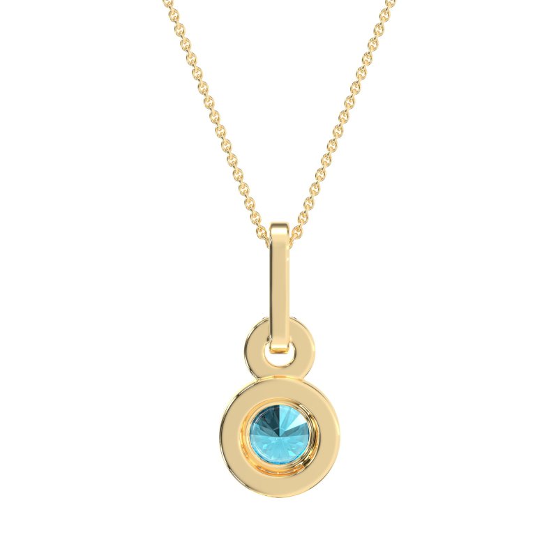 Double Halo Round Classic Necklace