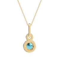 Double Halo Round Classic Necklace