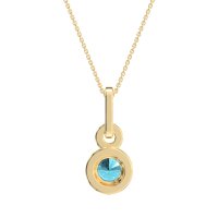Double Halo Round Classic Necklace
