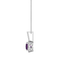 Cushion Halo Classic Necklace
