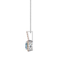 Cushion Halo Classic Necklace