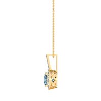 Cushion Halo Classic Necklace