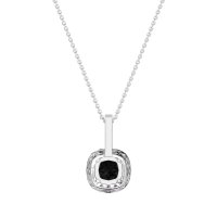 Cushion Halo Classic Necklace