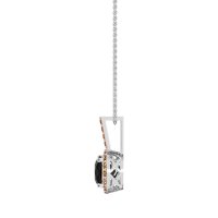 Cushion Halo Classic Necklace