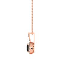 Cushion Halo Classic Necklace