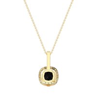 Cushion Halo Classic Necklace