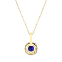 Cushion Halo Classic Necklace