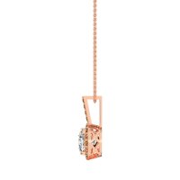 Cushion Halo Classic Necklace