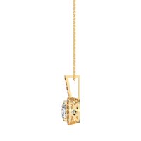 Cushion Halo Classic Necklace