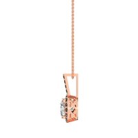 Cushion Halo Classic Necklace