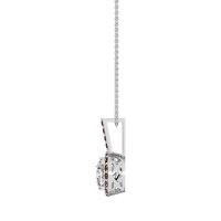 Cushion Halo Classic Necklace