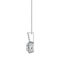 Cushion Halo Classic Necklace
