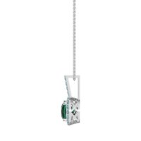 Cushion Halo Classic Necklace