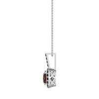 Cushion Halo Classic Necklace