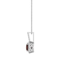 Cushion Halo Classic Necklace