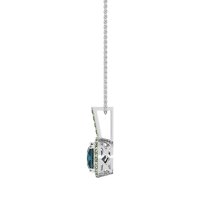 Cushion Halo Classic Necklace