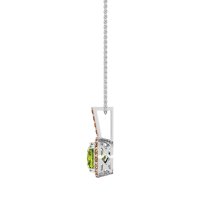 Cushion Halo Classic Necklace