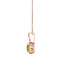 Cushion Halo Classic Necklace