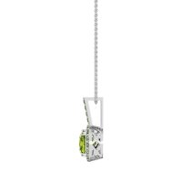 Cushion Halo Classic Necklace
