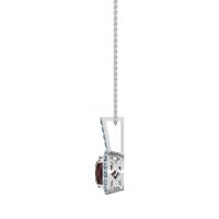 Cushion Halo Classic Necklace